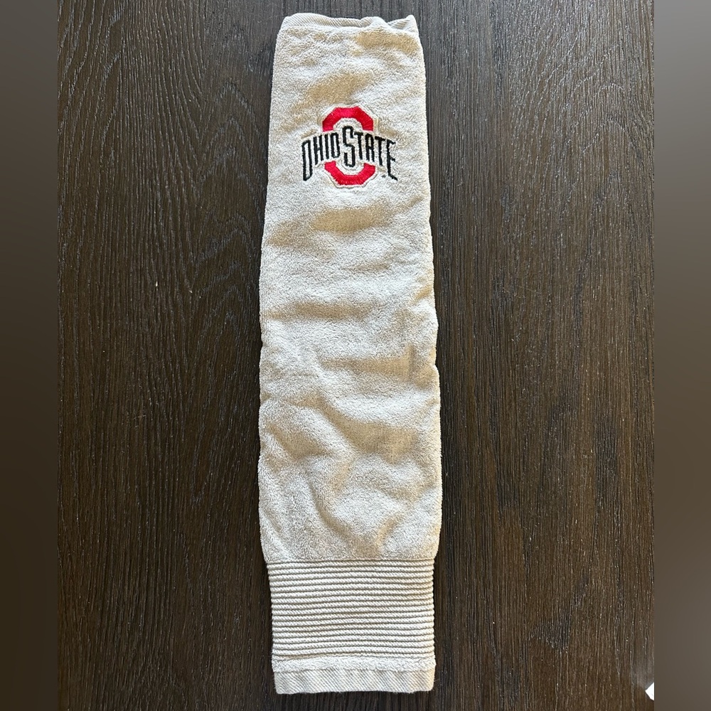 Ohio State Embroidered Gray Golf Towel